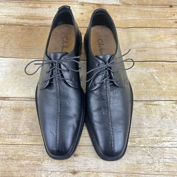 Cole Haan Beckett Oxford II Black  Leather Shoes Mens Size 8D - Picture 2 of 10